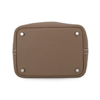Hermes Handbag Picotin Lock PM Etoupe Silver Taurillon Clemence — view 3