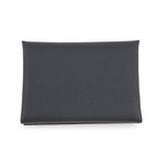 Hermes Coin Purse Calvi Duo Gris Misty Silver Chevre Mysore — view 3