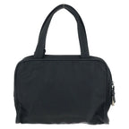 Prada Tessuto Black Silver Nylon Handbag — view 2
