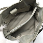 Chanel CC Logo Suede Wild Stitch 2-Way Bag Gray Bag — view 8