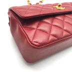 Chanel CC Logo Mini Quilted Turnlock Shoulder Bag — view 6