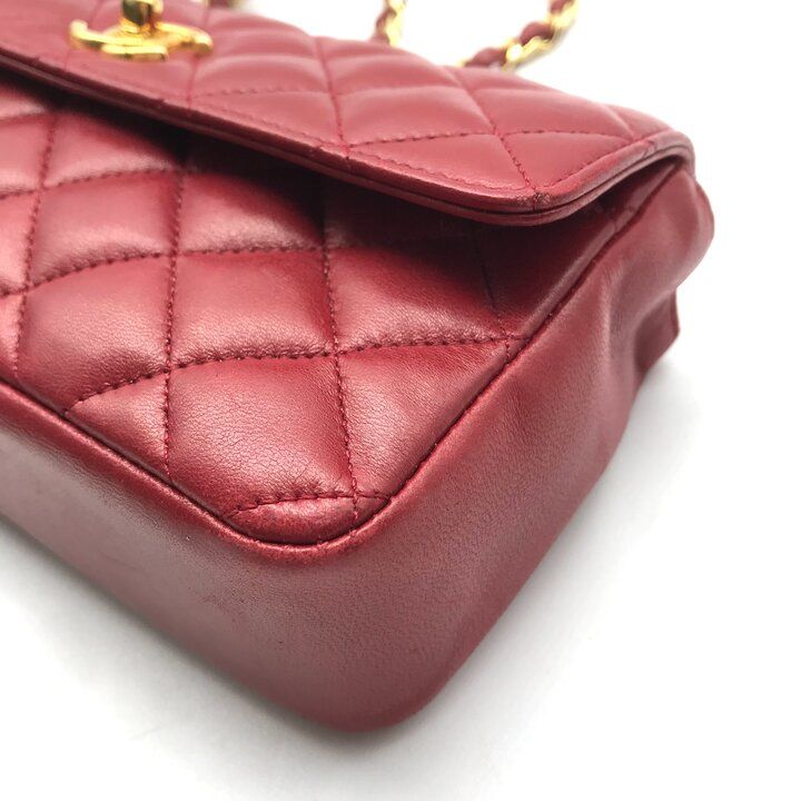 Chanel CC Logo Mini Quilted Turnlock Shoulder Bag — view 5