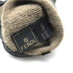 Fendi Leather Gloves FF Logo Black — view 7