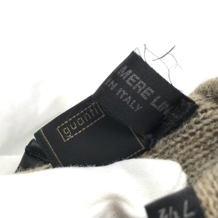 Fendi Leather Gloves FF Logo Black — view 8