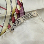 Hermes Grande Tenue Horse Attire Crown Carre 90 Scarf Silk 100% Pink — view 8