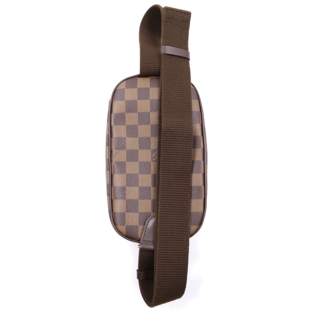 Louis Vuitton Damier Pochette Gange Leather Body Shoulder Bag Brown — view 2
