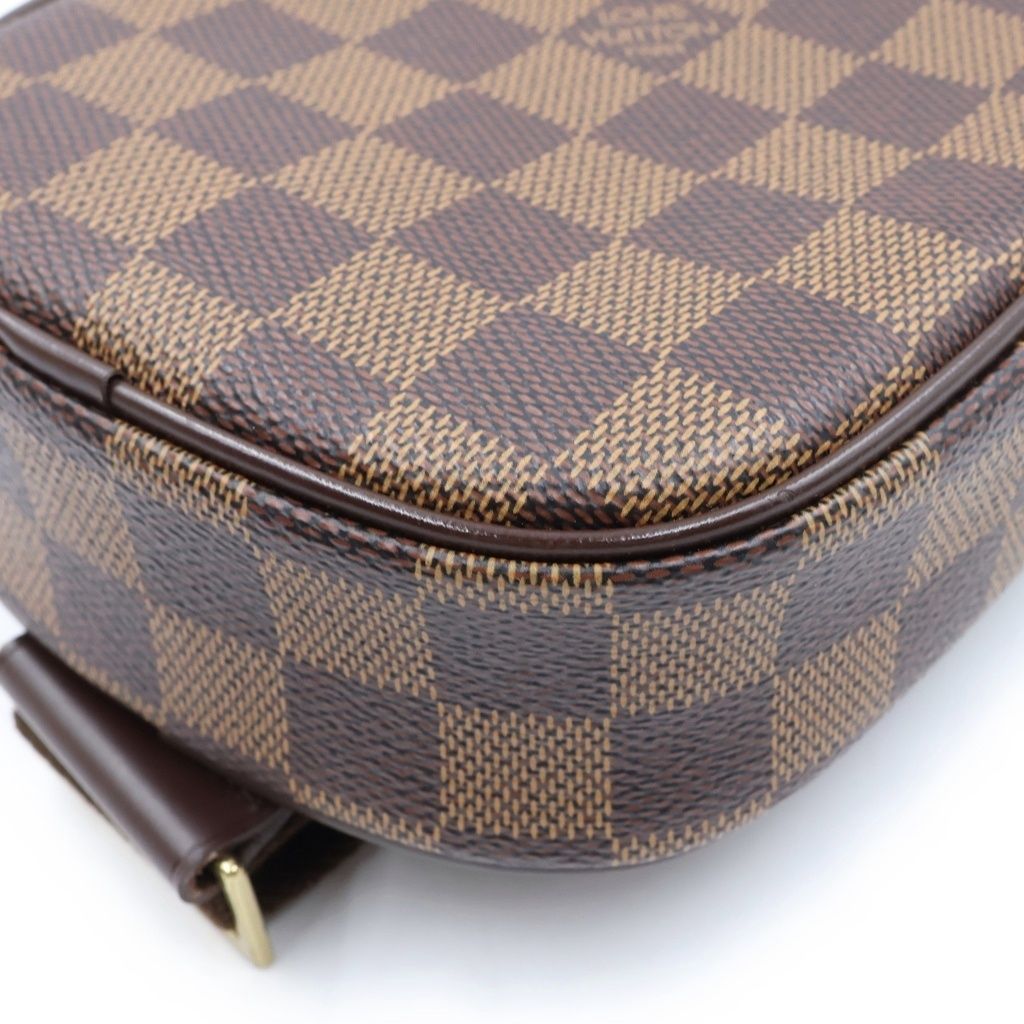 Louis Vuitton Damier Pochette Gange Leather Body Shoulder Bag Brown — view 5