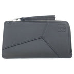 Loewe Puzzle Long Coin Purse Wallet Brown