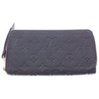 Louis Vuitton Nogram Empreinte Portefeuille Secret Wallet Zip Around Leather