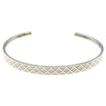 Gucci Diamante Cuff Bracelet Silver