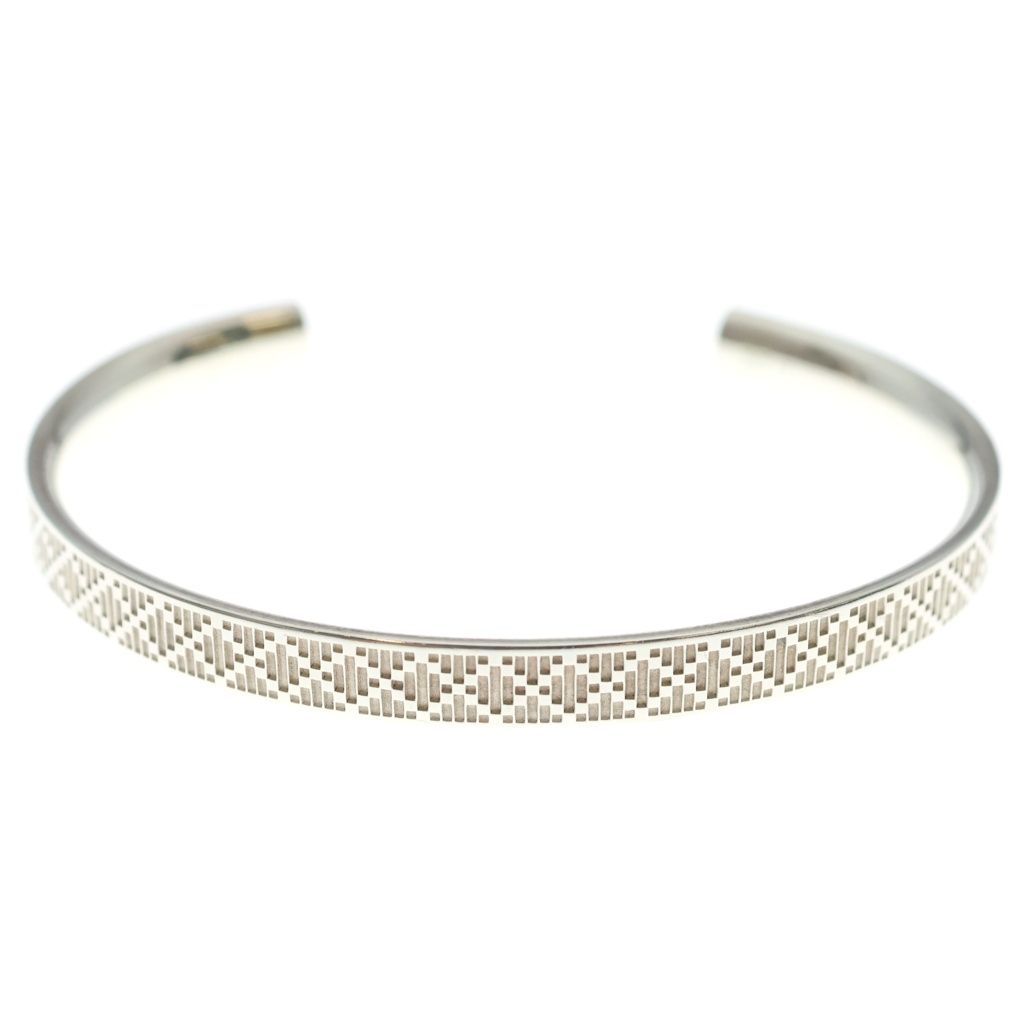 Gucci Diamante Cuff Bracelet Silver