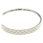 Gucci Diamante Cuff Bracelet Silver — view 3