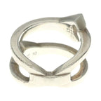 Gucci Contrariering Ring Silver — view 2