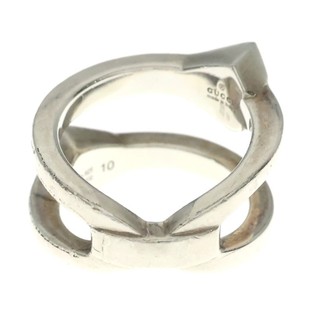 Gucci Contrariering Ring Silver — view 2