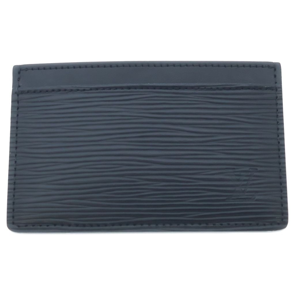 Louis Vuitton Porte Cartes Simple Card Case Wallet Black