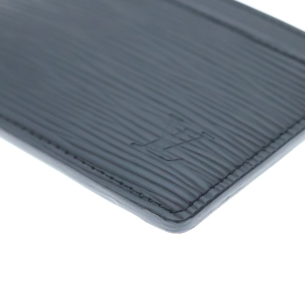 Louis Vuitton Porte Cartes Simple Card Case Wallet Black — view 5