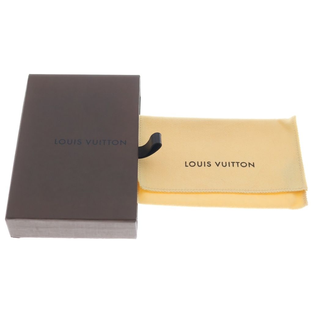 Louis Vuitton Porte Cartes Simple Card Case Wallet Black — view 6