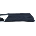 Celine Clochette Logo Shoulder Bag Knit Black White Cotton — view 3