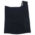 Celine Clochette Logo Shoulder Bag Knit Black White Cotton