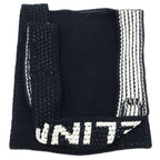 Celine Clochette Logo Shoulder Bag Knit Black White Cotton — view 2