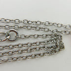 Dior Mother of Pearl Heart D Charm Necklace Plated Silver Pink Vintage — view 8
