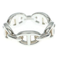 Hermes Chaine D'ancre Enchainee PM Ring 57 Silver