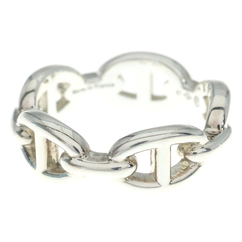 Hermes Chaine D'ancre Enchainee PM Ring 57 Silver — view 3