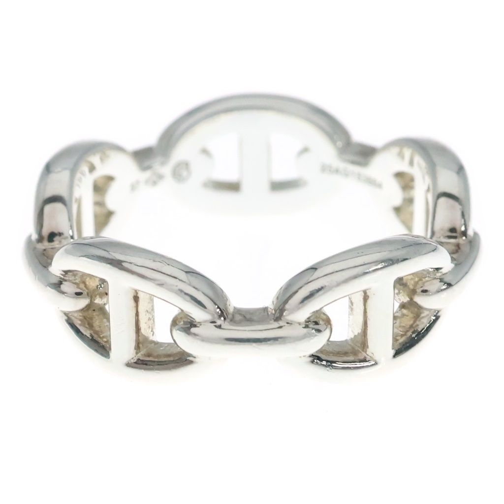 Hermes Chaine D'ancre Enchainee PM Ring 57 Silver — view 2