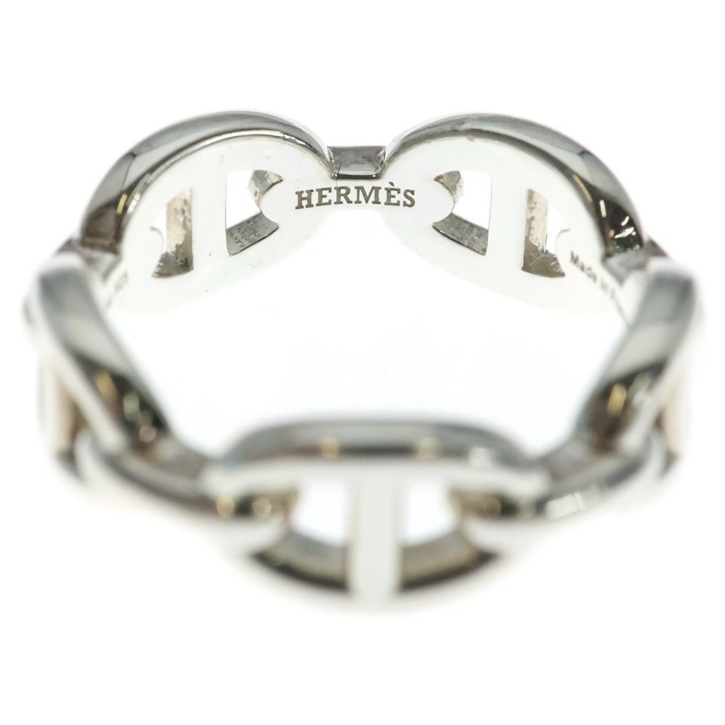 Hermes Chaine D'ancre Enchainee PM Ring 57 Silver — view 4