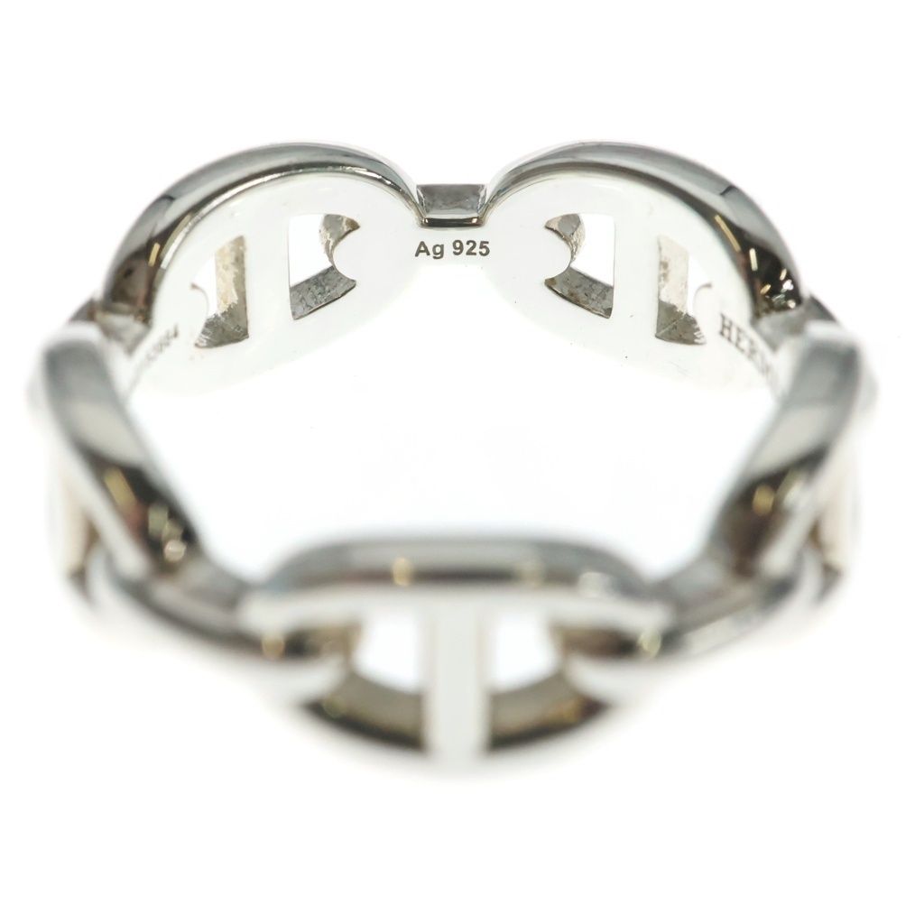 Hermes Chaine D'ancre Enchainee PM Ring 57 Silver — view 5