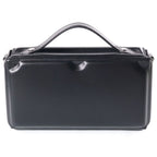 Fendi Baguette Soft Trunk Shoulder Bag 2-Way Black Leather — view 2