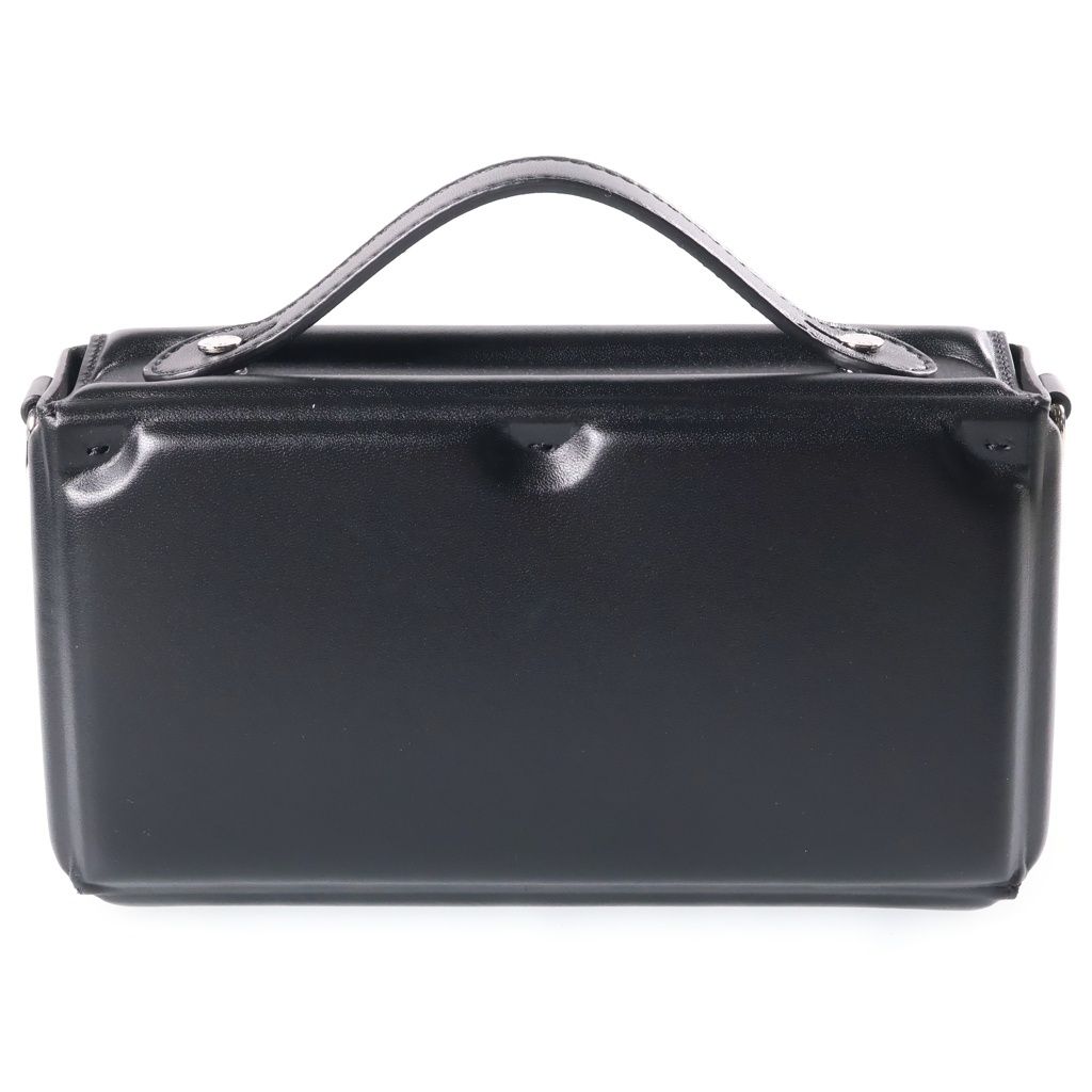 Fendi Baguette Soft Trunk Shoulder Bag 2-Way Black Leather — view 2