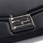 Fendi Baguette Soft Trunk Shoulder Bag 2-Way Black Leather — view 6