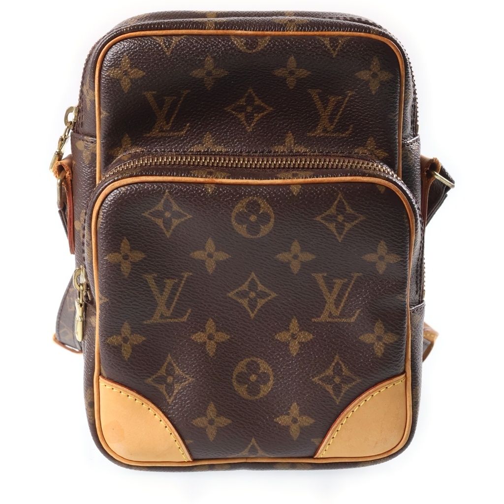 Louis Vuitton Monogram Amazon Shoulder Bag Leather Brown