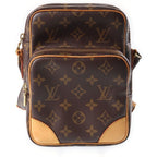 Louis Vuitton Monogram Amazon Shoulder Bag Leather Brown