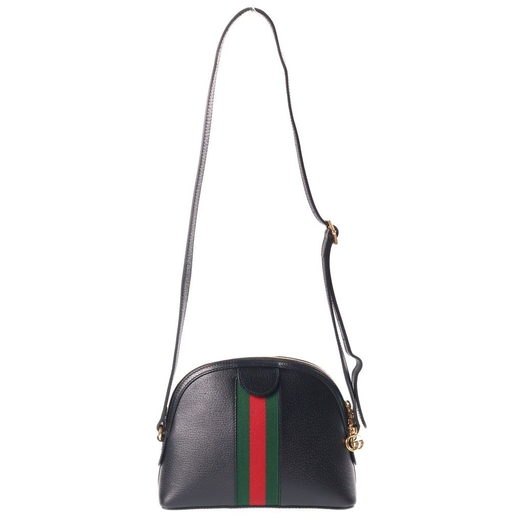 Gucci Ophidia Shoulder Bag Small Sherry Line Leather Black — view 2