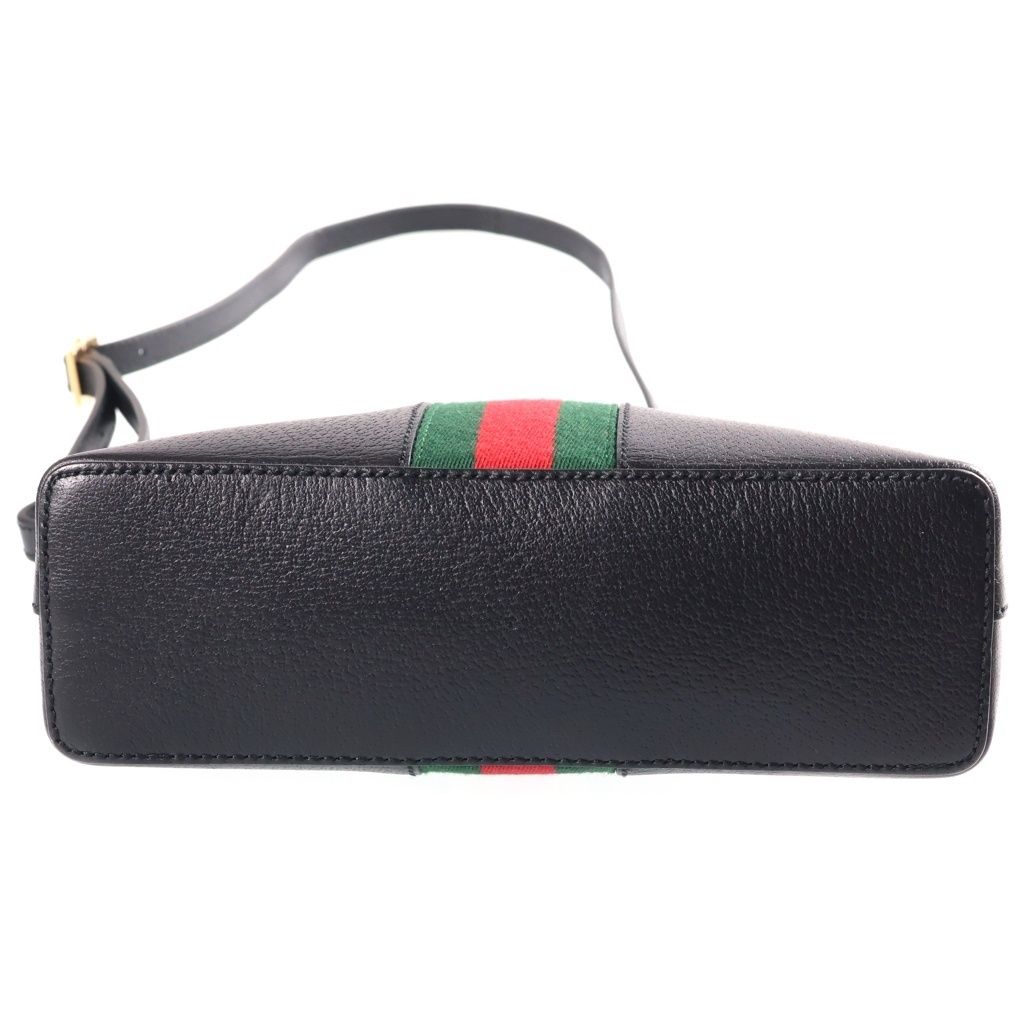 Gucci Ophidia Shoulder Bag Small Sherry Line Leather Black — view 4
