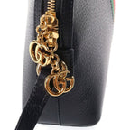 Gucci Ophidia Shoulder Bag Small Sherry Line Leather Black — view 7