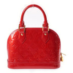 Louis Vuitton Monogram Vernis Alma BB 2-Way Shoulder Bag Red Patent — view 2