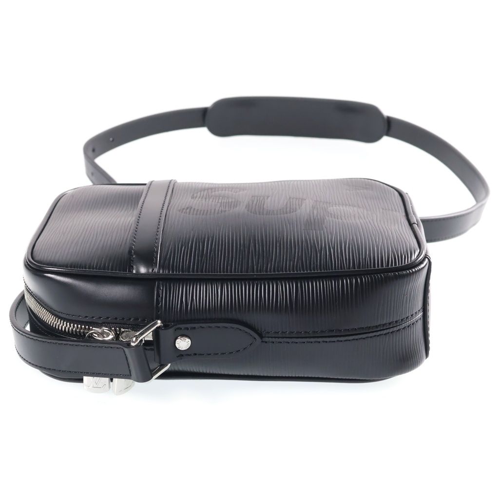 Louis Vuitton Supreme Collaboration Danube PM Shoulder Bag Epi Noir Black — view 3