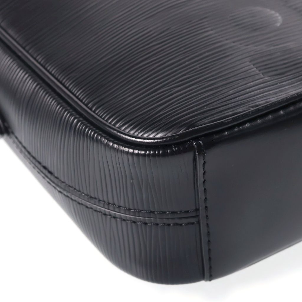 Louis Vuitton Supreme Collaboration Danube PM Shoulder Bag Epi Noir Black — view 5