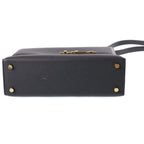 Hermes Epsom Gold Shoulder Bag Black — view 4