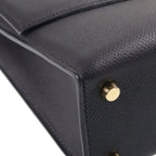 Hermes Epsom Gold Shoulder Bag Black — view 5