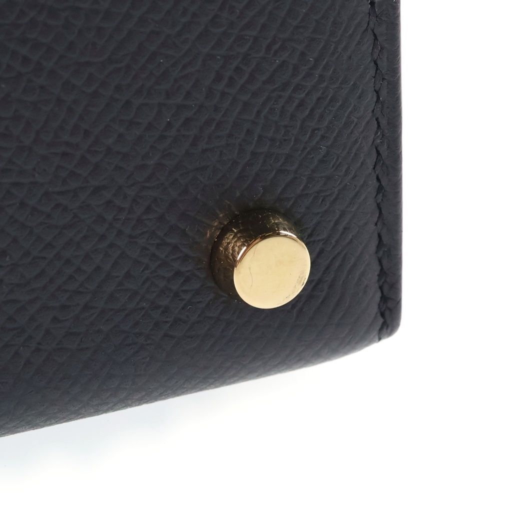 Hermes Epsom Gold Shoulder Bag Black — view 7