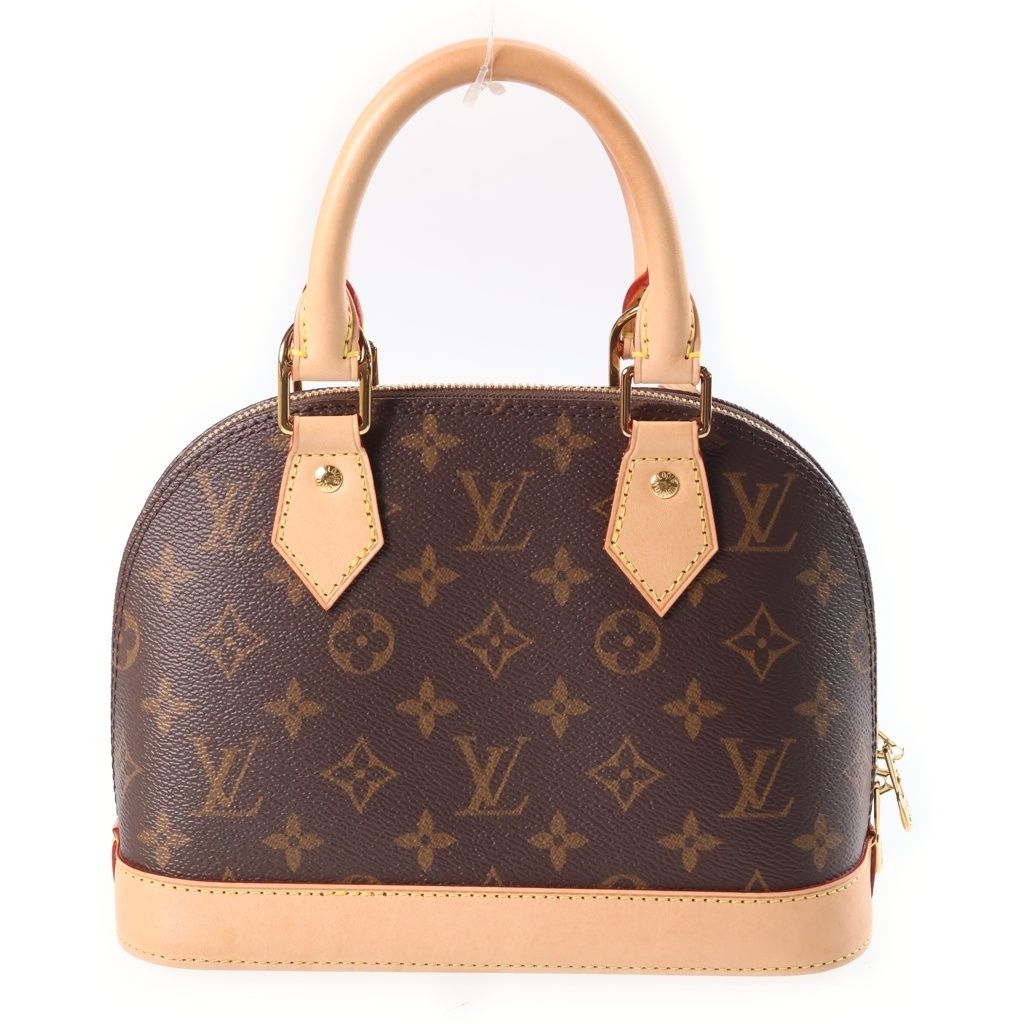 Louis Vuitton Monogram Alma BB Leather 2-Way Shoulder Bag Brown — view 2
