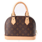 Louis Vuitton Monogram Alma BB Leather 2-Way Shoulder Bag Brown — view 2
