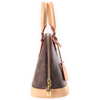Louis Vuitton Monogram Alma BB Leather 2-Way Shoulder Bag Brown — view 3
