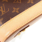 Louis Vuitton Monogram Alma BB Leather 2-Way Shoulder Bag Brown — view 8