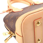 Louis Vuitton Monogram Alma BB Leather 2-Way Shoulder Bag Brown — view 5