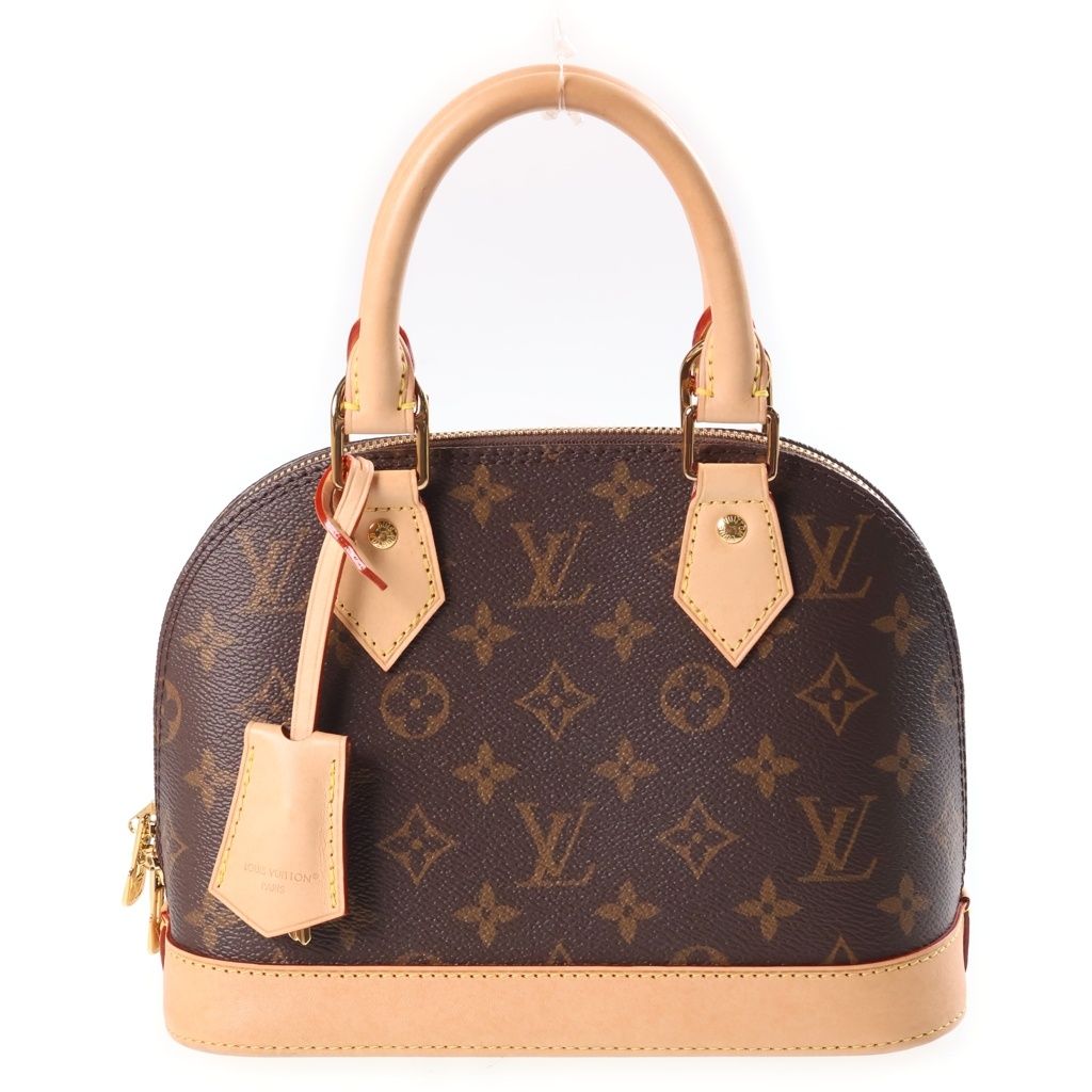 Louis Vuitton Monogram Alma BB Leather 2-Way Shoulder Bag Brown